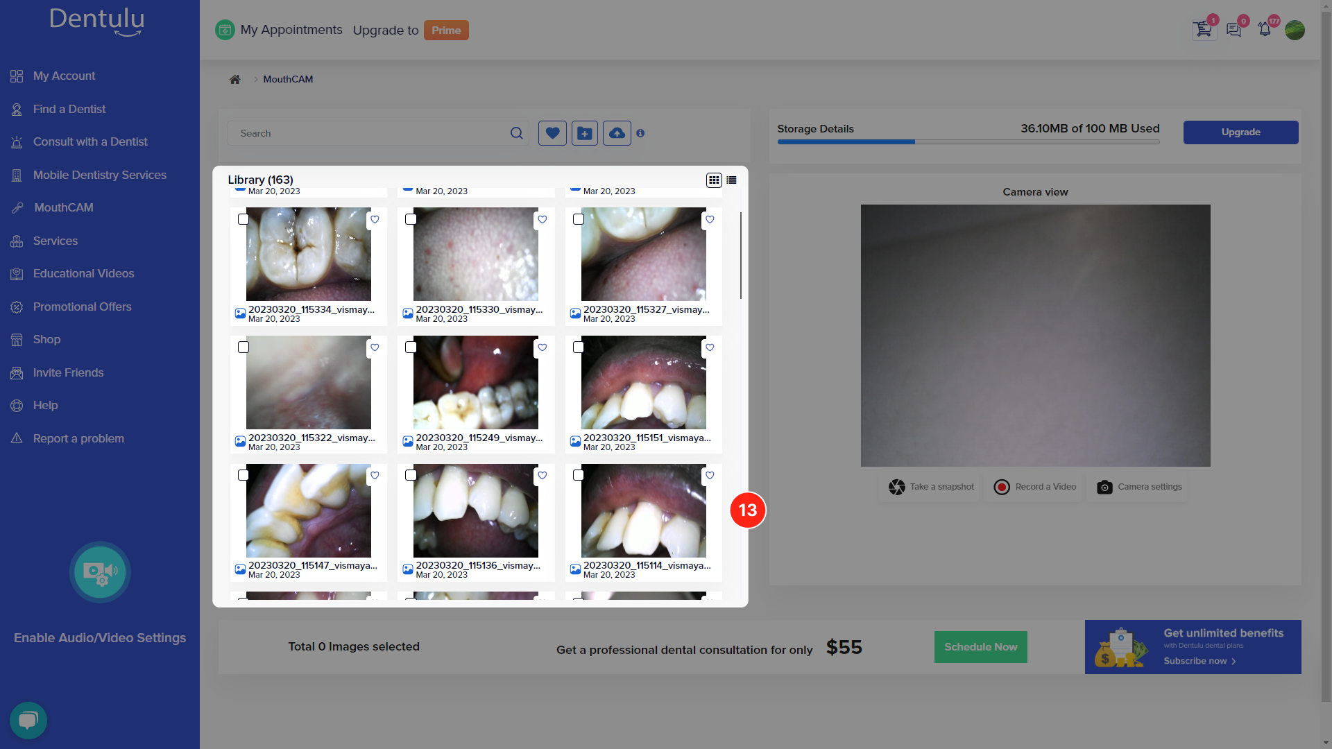 mouthcam instructions